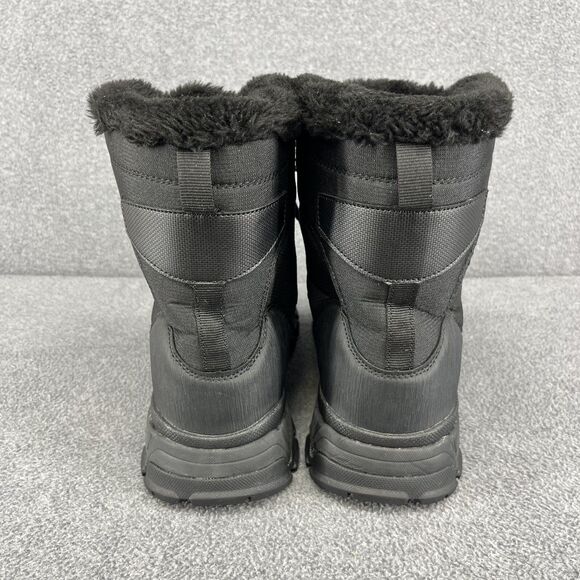 SHULOOK Hiking Boots Mens 9.5 Black Waterproof Mid Boots Non-Slip Comfortable - Picture 5 of 16